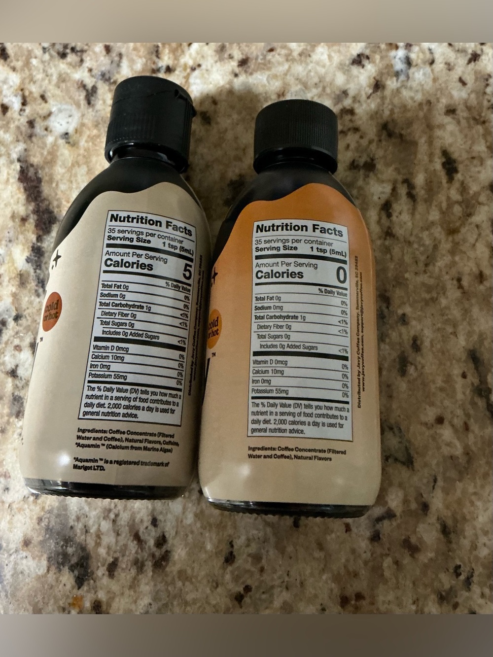 Javy Coffee Concentrate 2 Pack Caramel Brulee Mocha 6oz Bottles W/Display Holder - Picture 3 of 6